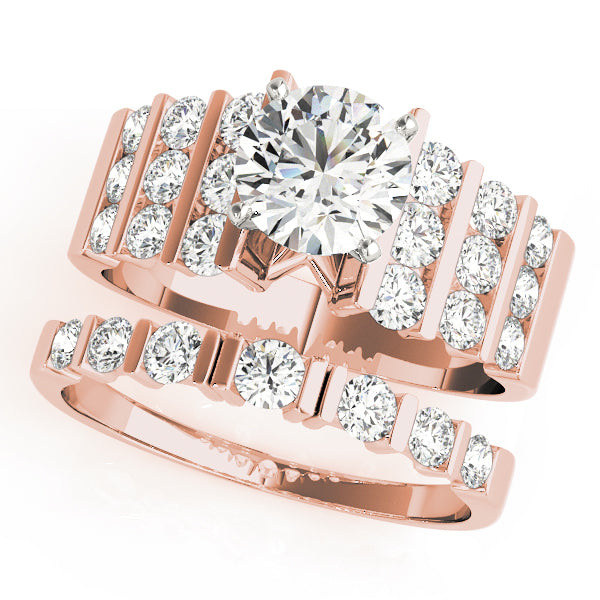 Multi-Row Diamond Engagement Ring · 0.66 ct tw