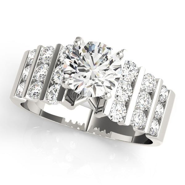Multi-Row Diamond Engagement Ring · 0.66 ct tw