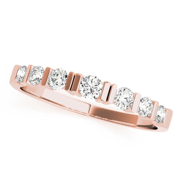 Bar Set Diamond Wedding Band · 0.33 ct tw