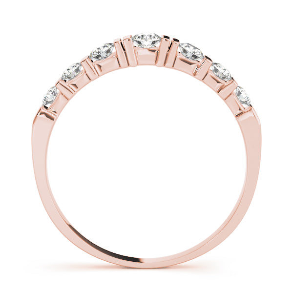 Bar Set Diamond Wedding Band · 0.33 ct tw