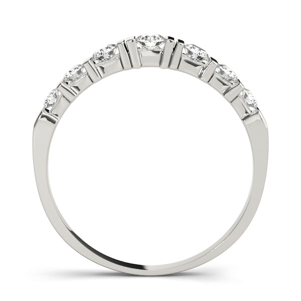 Bar Set Diamond Wedding Band · 0.33 ct tw