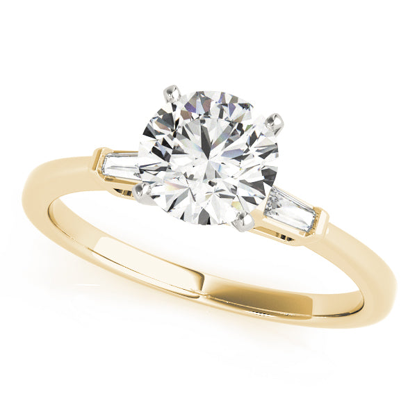 Baguette Three-Stone Diamond Engagement Ring · 0.08 ct tw
