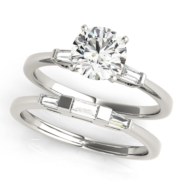 Baguette Three-Stone Diamond Engagement Ring · 0.08 ct tw