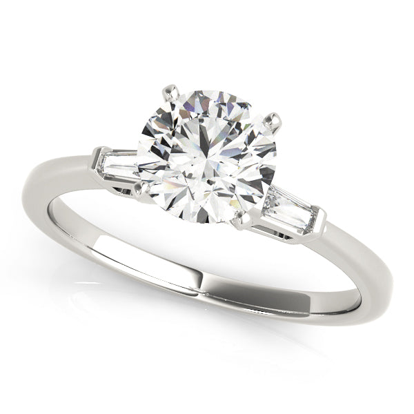 Baguette Three-Stone Diamond Engagement Ring · 0.08 ct tw