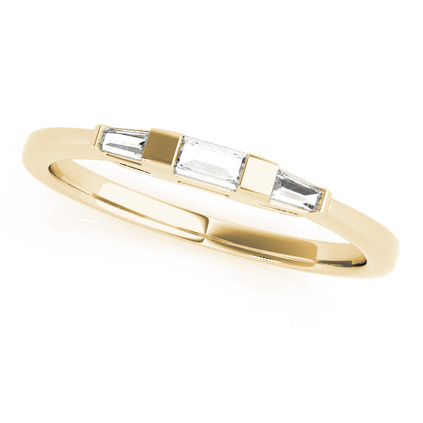 Baguette Fancy Shape Diamond Wedding Band · 0.18 ct tw