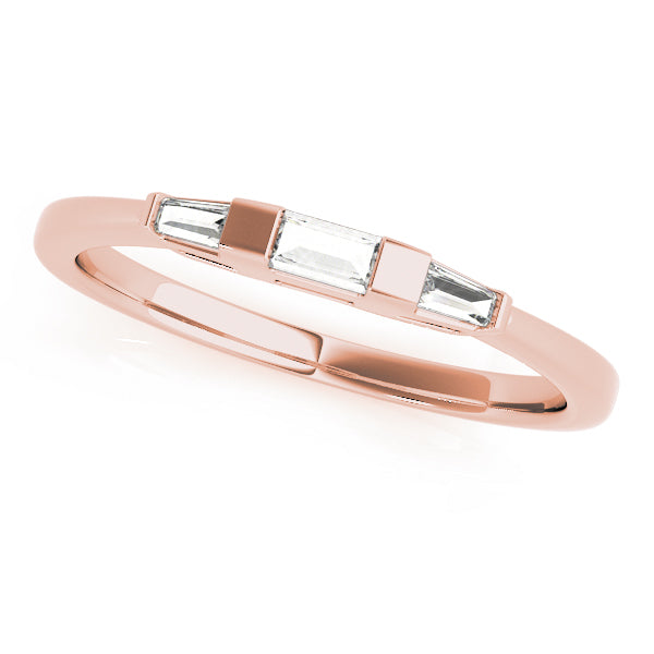 Baguette Fancy Shape Diamond Wedding Band · 0.18 ct tw