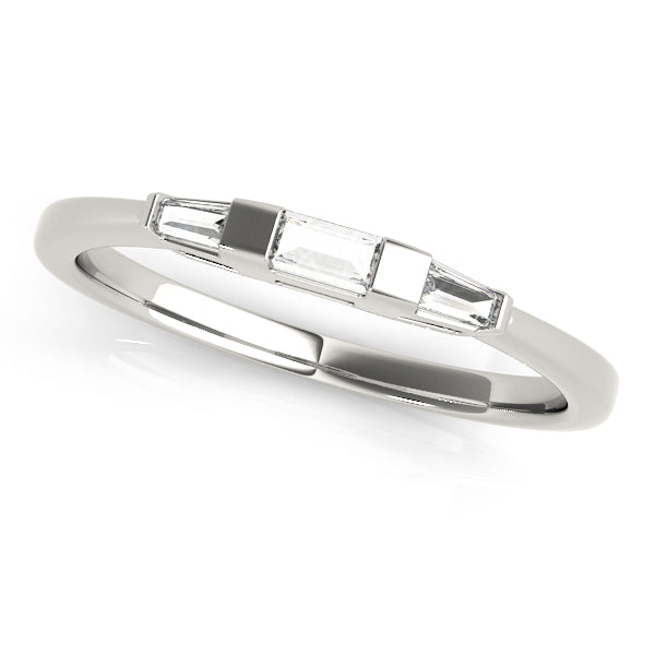 Baguette Fancy Shape Diamond Wedding Band · 0.18 ct tw