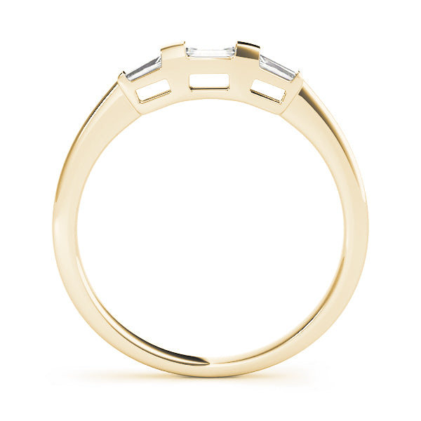Baguette Fancy Shape Diamond Wedding Band · 0.18 ct tw