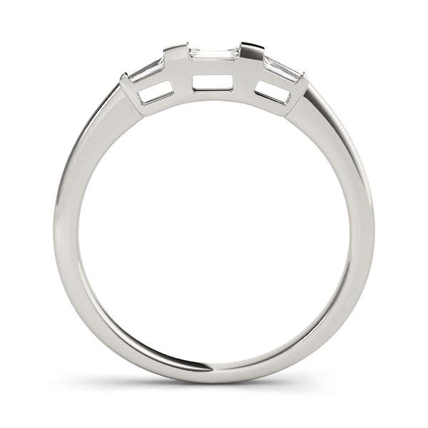 Baguette Fancy Shape Diamond Wedding Band · 0.18 ct tw