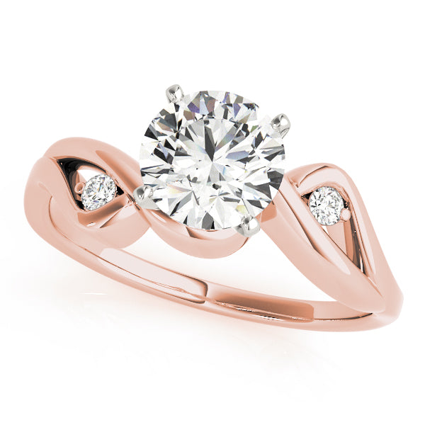 Bypass Diamond Engagement Ring · 0.05 ct tw