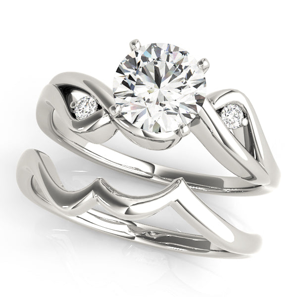 Bypass Diamond Engagement Ring · 0.05 ct tw