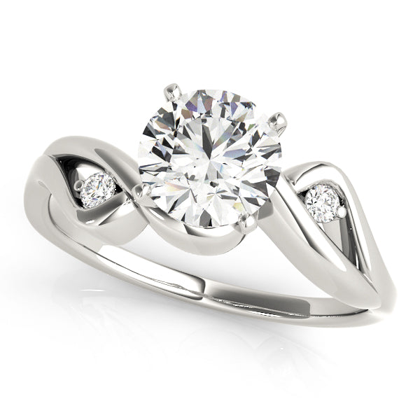 Bypass Diamond Engagement Ring · 0.05 ct tw