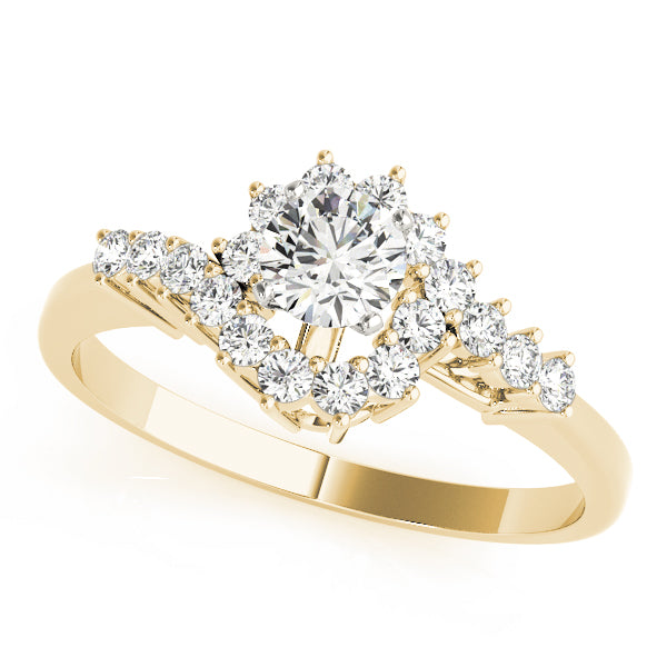 Bypass Diamond Engagement Ring · 0.18 ct tw