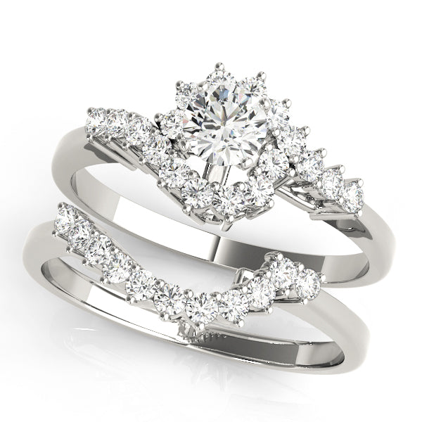 Bypass Diamond Engagement Ring · 0.18 ct tw