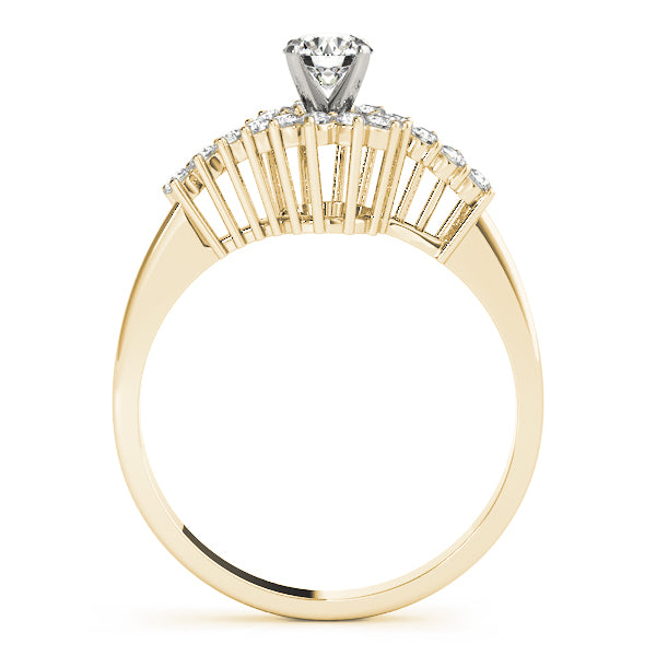 Bypass Diamond Engagement Ring · 0.18 ct tw