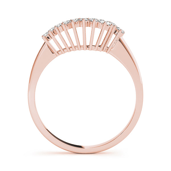 Curved Diamond Wedding Band · 0.11 ct tw