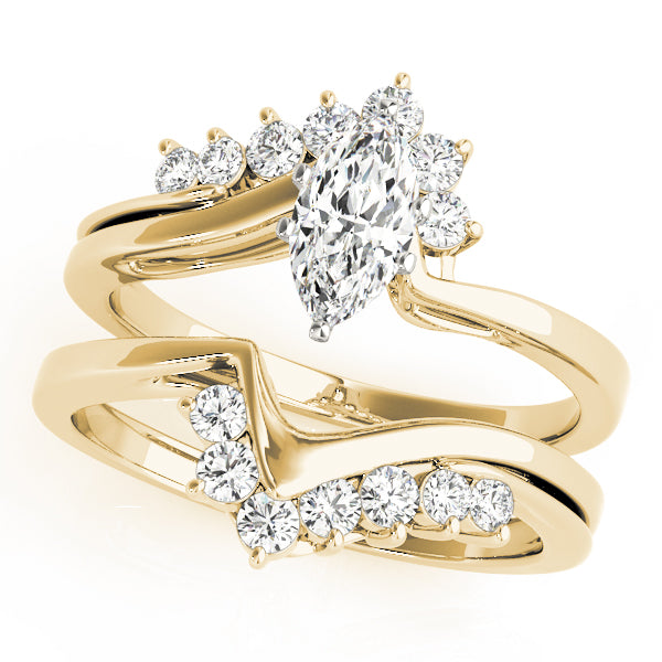 Bypass Diamond Engagement Ring · 0.17 ct tw