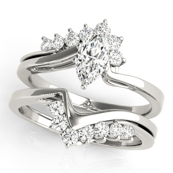 Bypass Diamond Engagement Ring · 0.17 ct tw