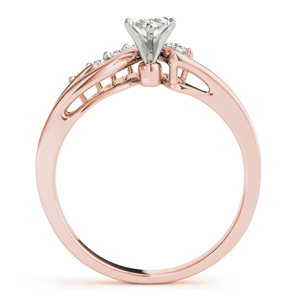 Bypass Diamond Engagement Ring · 0.17 ct tw