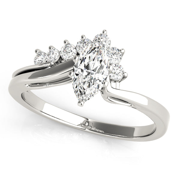 Bypass Diamond Engagement Ring · 0.17 ct tw