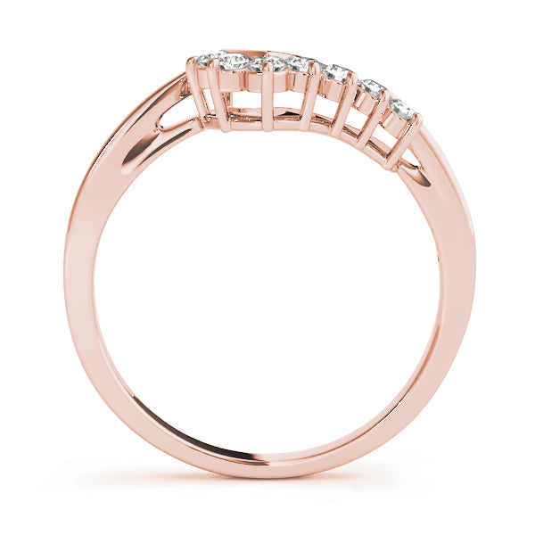 Curved Diamond Wedding Band · 0.13 ct tw