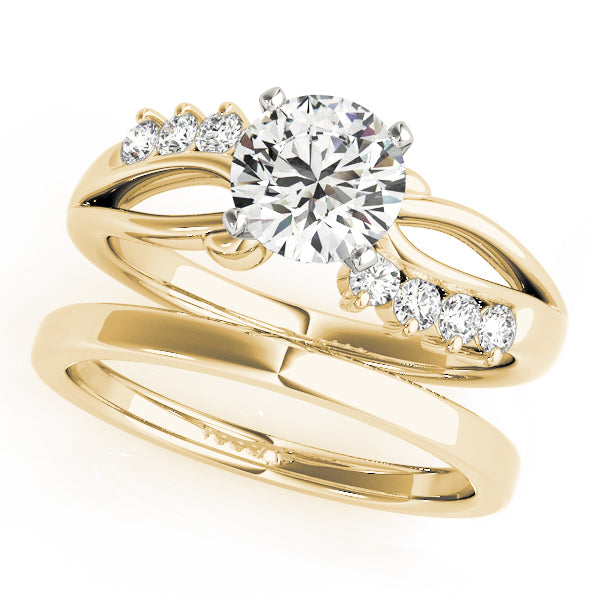 Bypass Diamond Engagement Ring · 0.20 ct tw