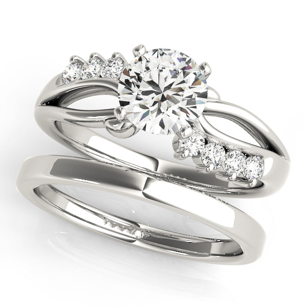 Bypass Diamond Engagement Ring · 0.20 ct tw