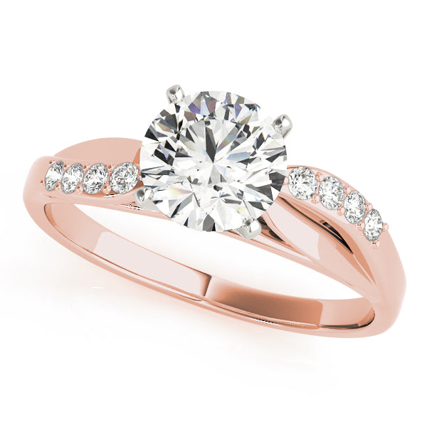 Bypass Diamond Engagement Ring · 0.08 ct tw