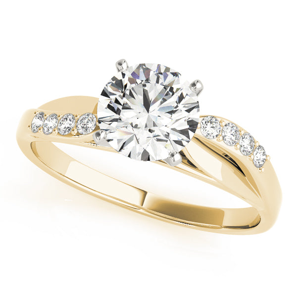 Bypass Diamond Engagement Ring · 0.08 ct tw