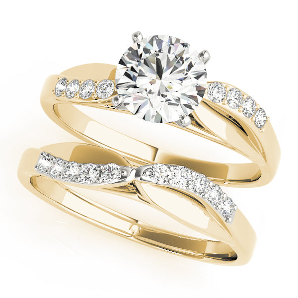 Bypass Diamond Engagement Ring · 0.08 ct tw