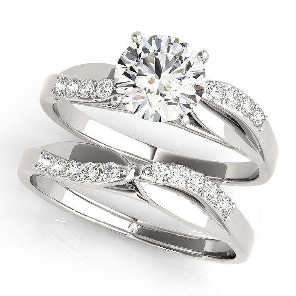 Bypass Diamond Engagement Ring · 0.08 ct tw