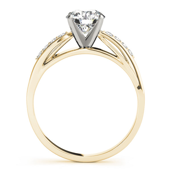 Bypass Diamond Engagement Ring · 0.08 ct tw