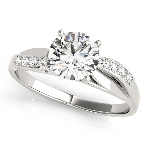 Bypass Diamond Engagement Ring · 0.08 ct tw