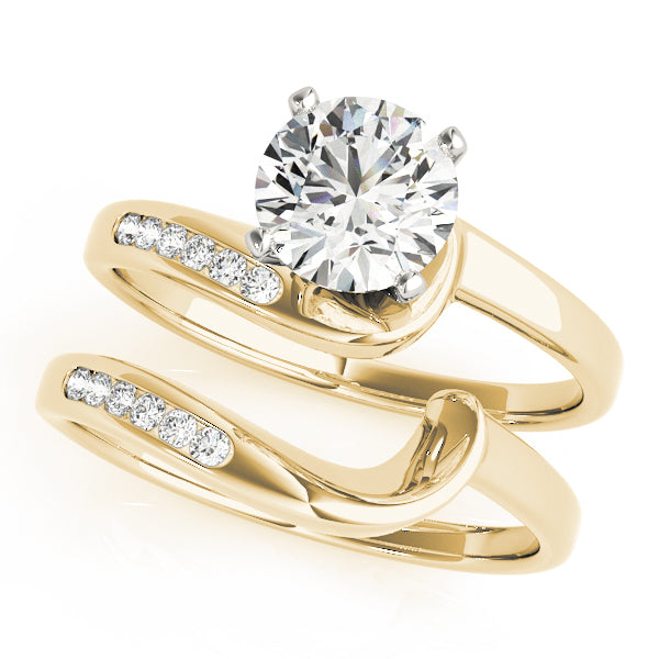 Bypass Diamond Engagement Ring · 0.04 ct tw