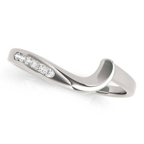 Curved Diamond Wedding Band · 0.04 ct tw
