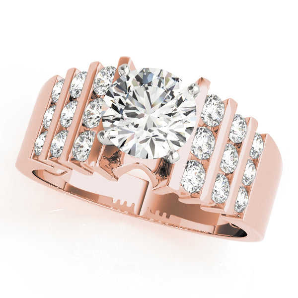 Multi-Row Diamond Engagement Ring · 0.48 ct tw