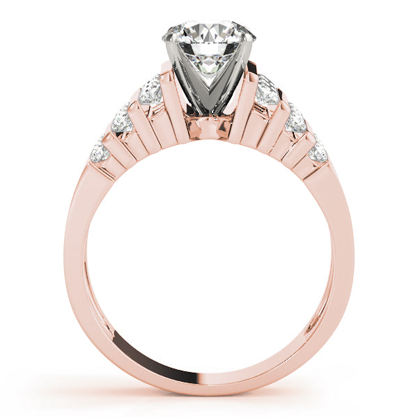 Multi-Row Diamond Engagement Ring · 0.48 ct tw