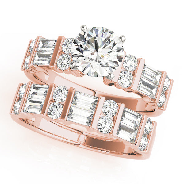 Baguette Fancy Shape Diamond Engagement Ring · 0.64 ct tw