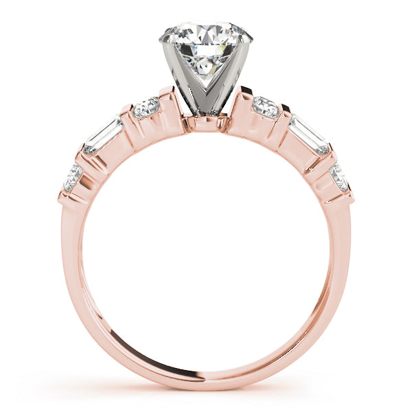 Baguette Fancy Shape Diamond Engagement Ring · 0.64 ct tw