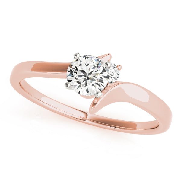 Bypass Diamond Engagement Ring · 0.05 ct tw