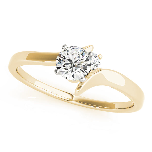 Bypass Diamond Engagement Ring · 0.05 ct tw