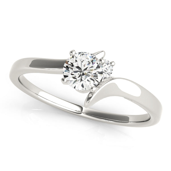 Bypass Diamond Engagement Ring · 0.05 ct tw