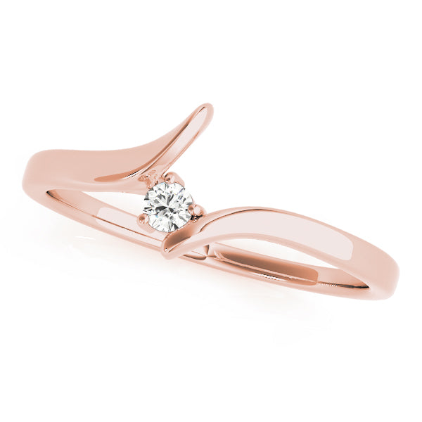 Curved Diamond Wedding Band · 0.05 ct tw