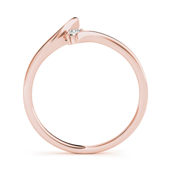 Curved Diamond Wedding Band · 0.05 ct tw