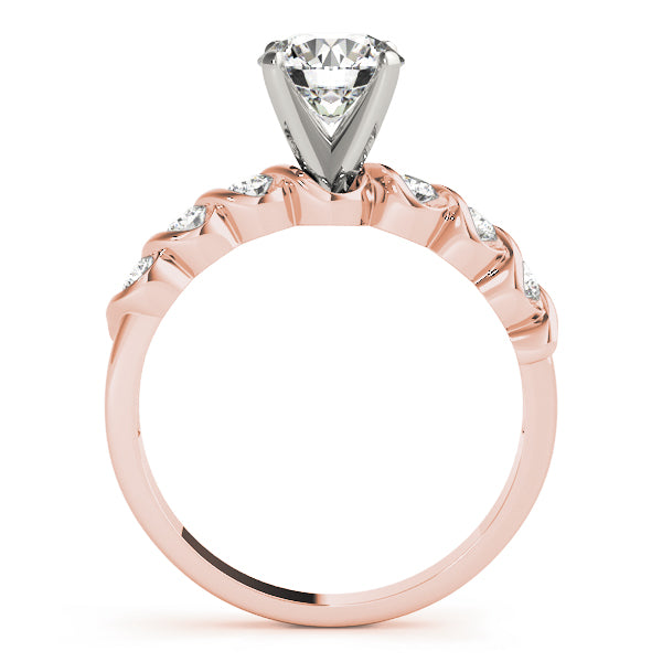 Single Row Bezel Set Diamond Engagement Ring · 0.24 ct tw