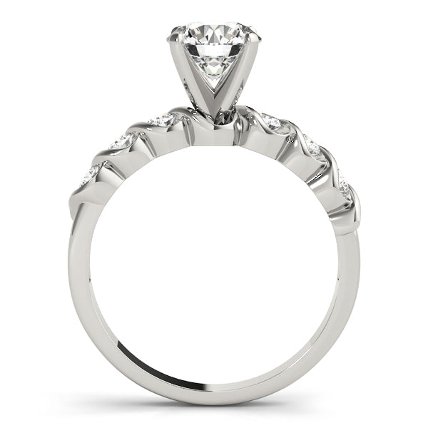 Single Row Bezel Set Diamond Engagement Ring · 0.24 ct tw