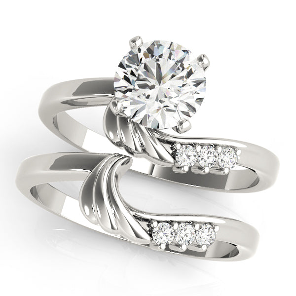 Bypass Diamond Engagement Ring · 0.03 ct tw