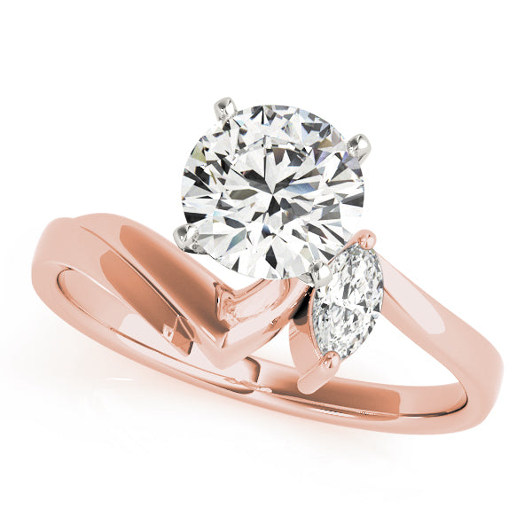Bypass Diamond Engagement Ring · 0.05 ct tw