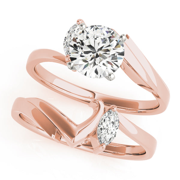 Bypass Diamond Engagement Ring · 0.05 ct tw