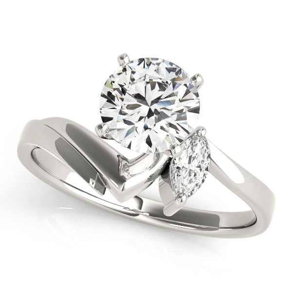Bypass Diamond Engagement Ring · 0.05 ct tw